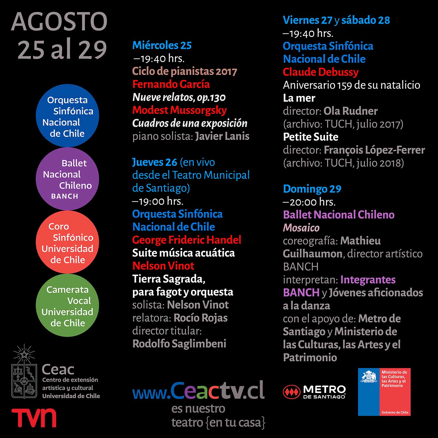 Gala Constituyente en el Municipal contará con la Orquesta Sinfónica Nacional y será transmitida por UChile TV - imagen 4