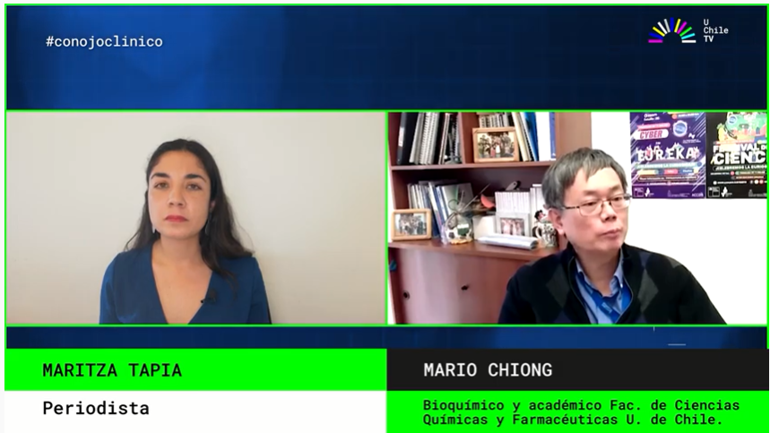 Profesor Mario Chiong comenta sobre fármacos contra el Covid-19 en programa Ojo Clínico de UChile TV